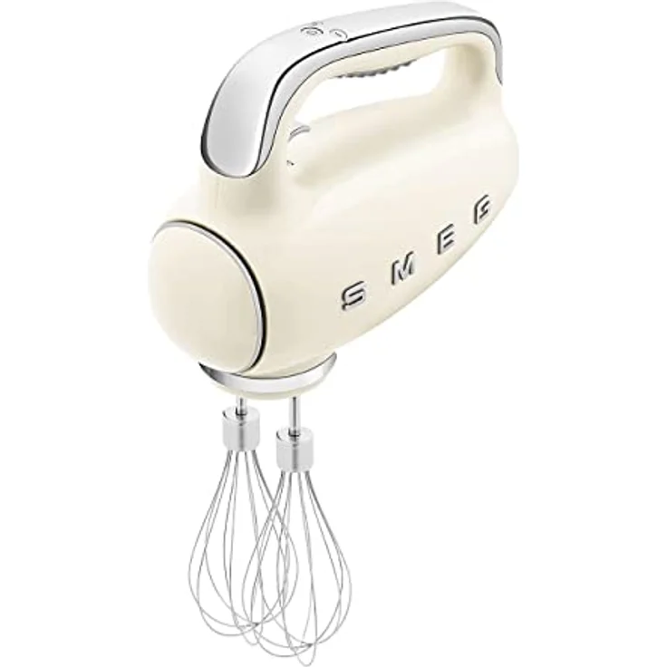 Smeg HMF01CREU Handmixer im 50er Jahre, 250W, 9 Geschwindigkeiten, Kunststoff, cream – Bild 5