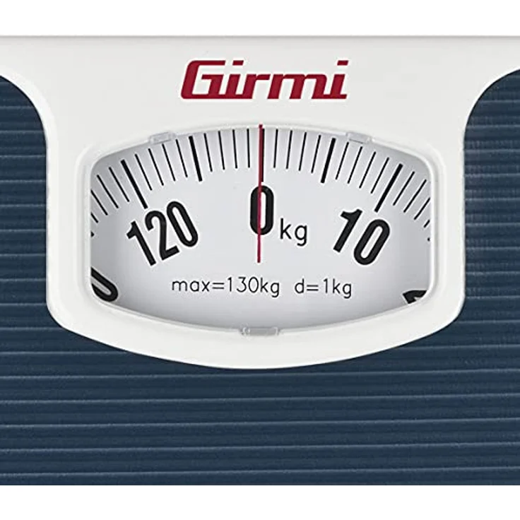 Girmi Mechanische Personenwaage BP02 - 1270 g, blau, 27 x 4.5 x 24.5 cm L x H x P – Bild 3