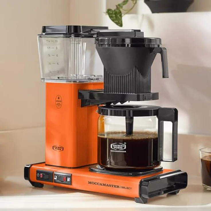 Moccamaster Filter Kaffeemaschine KBG Select, 1.25 Liter, 1520 W, Orange – Bild 6