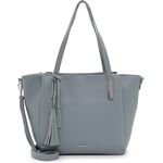 EMILY & NOAH Shopper E&N Brooke, Einkaufstasche in Echtleder-Optik mit längenverstellbarem Umhängeriemen, Uni-Design