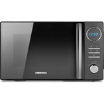 MEDION 3 in 1 Mikrowelle mit Grill und Heißluft Funktion (23 Liter, 900 Watt, 1.000 Watt Grill, 1.680 Watt Heißluft, 10 Automatikprogramme, Auftaufunktion, Display, MD11493) schwarz