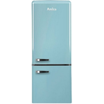 Amica KGCR 384 150 T Kühl-Gefrierkombination Retro, freistehend, türkis, LED, Abtauautomatik, Breite 55 cm