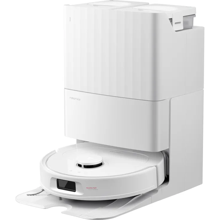 Roborock QR 598 White, Saugroboter mit 8.000 Pa Saugkraft und Wischfunktion, intelligente LiDAR-Navigation