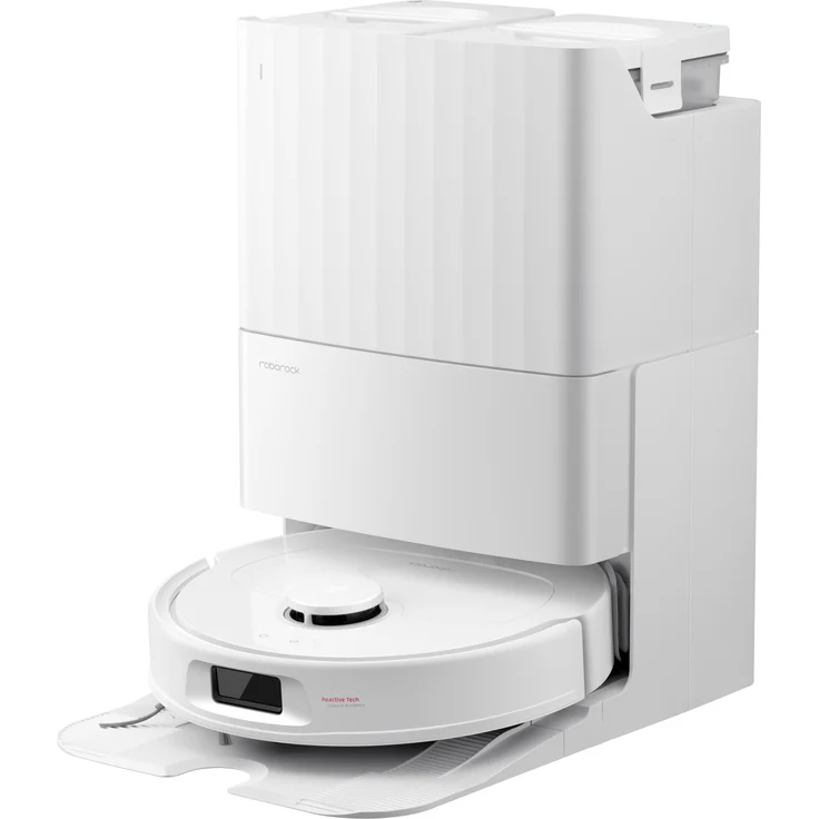 Roborock QR 598 White, Saugroboter mit 8.000 Pa Saugkraft und Wischfunktion, intelligente LiDAR-Navigation