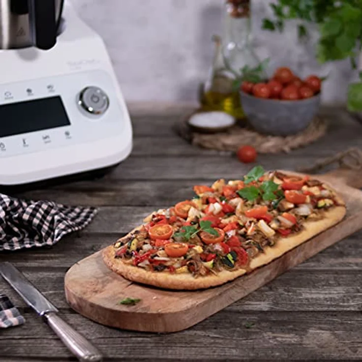 Ufesa TotalChef RK3 Multifunktions-Küchenmaschine, 30 Funktionen, Kapazität 3,5 l, LCD-Display mit Touch-Tasten, integrierte Waage, Inklusive Rezeptbuch PDF Weiß – Bild 4