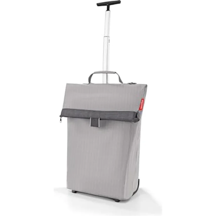reisenthel Trolley M Tragbarer Einkaufstrolley mit stabilem Aluminiumrahmen, Herringbone Grey – Bild 2
