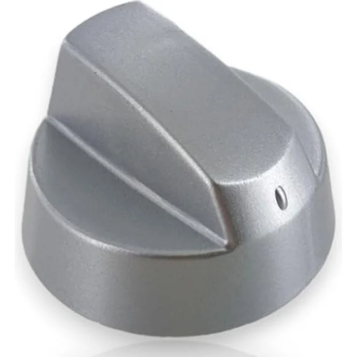 DL-pro 5x Universal Drehknopf Set Ø 42mm, Herdknöpfe mit 6mm und 8mm Adaptern, silbern, für Backofen und Gasherd – Bild 5