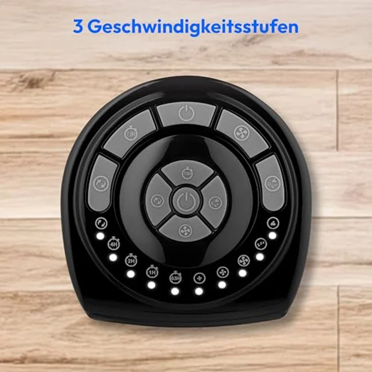 Medion® Turmventilator E11 TF, 45W Leistung, 3 Geschwindigkeitsstufen, schwarz – Bild 3