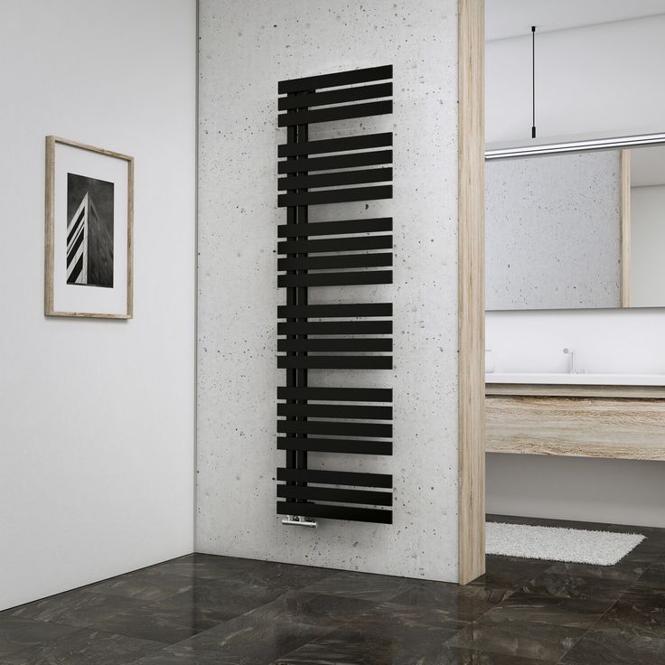 Schulte Badheizkörper 'Breda' anthrazit 169 x 50 cm, aus hochwertigem Stahl, flexibel montierbar