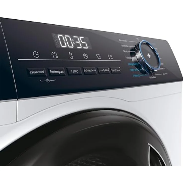 Haier I-PRO SERIE 3 HWD80-B14939 Waschtrockner / 8 kg Waschen / 5 kg Trocknen/Direct Motion Motor - absolut leise/Refresh-Dampfprogramm/Aquastop-Schlauch – Bild 4