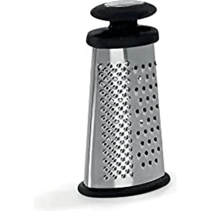 Barazzoni Piccola Grattugia My Utensyl Ovale Reibe 3 Facetten, Edelstahl