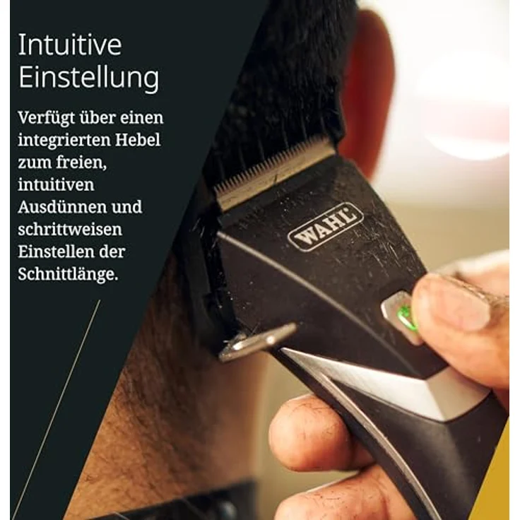 Wahl Kuno Professioneller Akku-Haarschneider - Bis zu 100 Minuten Laufzeit - Taper-Hebel-Funktionalität, 7200 U/min Motor, ergonomisches Design – Bild 3