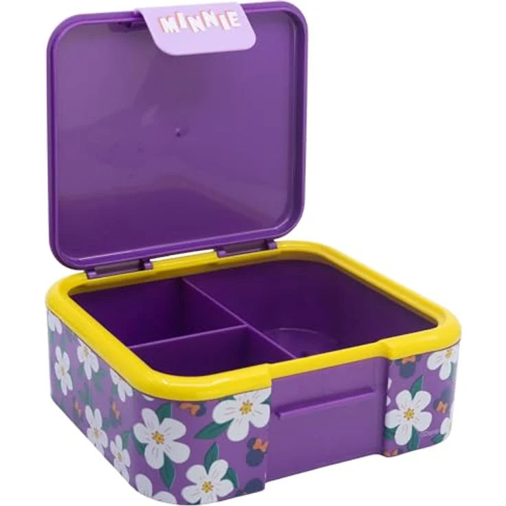 Stor Lunchbox Disney Minnie Mouse, Kinder Brotdose für Snacks, einteilig und leicht zu reinigen – Bild 3