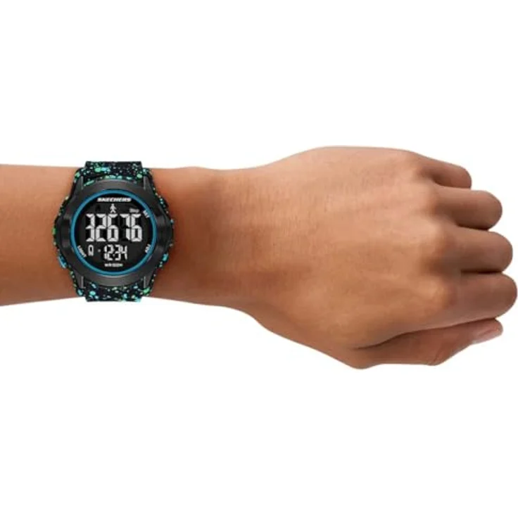 Skechers Chronograph GALLOWAY SR5245, digitale Armbanduhr mit Beleuchtung und sportlichem Design, Herrenuhr – Bild 4