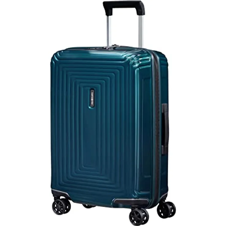 Samsonite Neopulse - Spinner S, Handgepäck, 55 cm, 38 L, Metallic Blau, 100% Polycarbonat, schockabsorbierende Rollen
