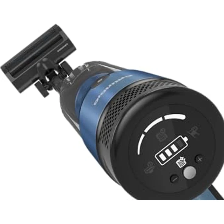 GRUNDIG VCP 8330 2-in-1-Akku-Stielstaubsauger, HyperClean, CyclonStorm-Technologie, 3 Saugkraftstufen, 60 Min. Laufzeit, Blau/Schwarz – Bild 5