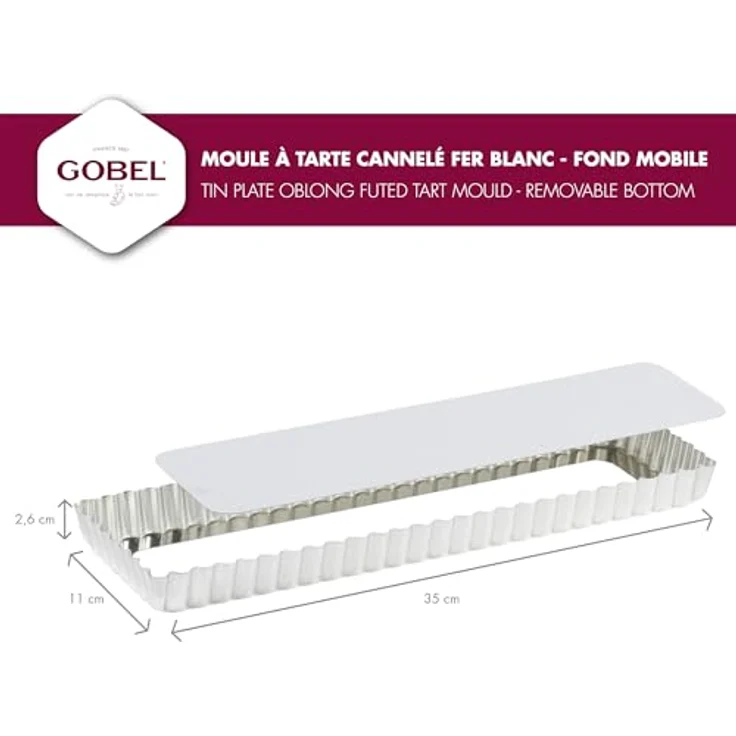 Gobel 125410 Backform, mit herausnehmbarem Boden, Weiß – Bild 4