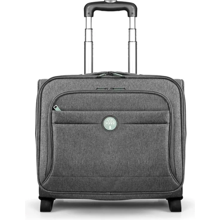 Port Designs, Koffer, YOSEMITE ECO - Trolley, Grau (25 l, S) - Trolley aus recycelten Materialien mit Laptop- und Tablet-Fach