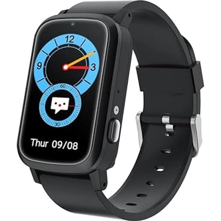 NikuTRAX Krankenpflegeuhr GPS-Smartwatch für Senioren NC92E mit SOS in schwarz – Bild 3