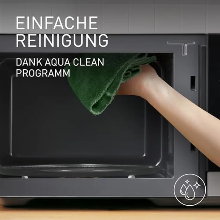 Panasonic NN-GD38QSEPG, Mikrowelle mit Grillfunktion, 29 l, Inverter Technologie, inkl. 4-in-1 Dampf + Topf – Bild 8