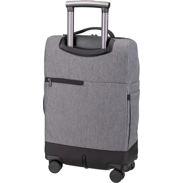 Cabaïa Trolley Soft Suitcase, 4 Rollen, IATA Bordgepäckmaß, Platz für A4-Unterlagen, Flaschenhalterung, Small One Size – Bild 2
