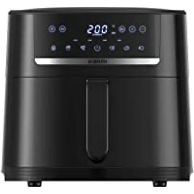 XIAOMI Air Fryer 6L, Heißluftfritteuse XXL, 1500W, 40°-200° einstellbar, 360° Heißluftzirkulation, 6 Programme, Frittieren ohne Öl, Schwarz