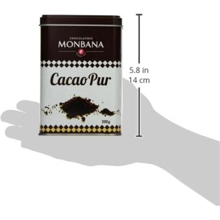 Chocolaterie Monbana Pure Cocoa 100% Kakao, 200g – Bild 5