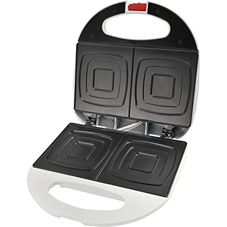 ETA Sandwichmaker Kvadro - 700W, Weiß mit Anti-Haftbeschichtung und Sicherheitselementen – Bild 3