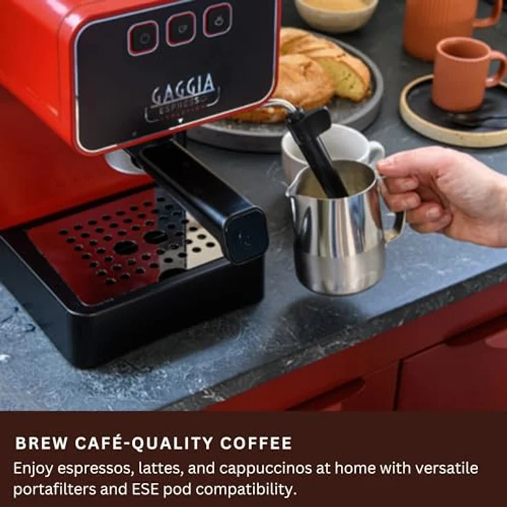 Gaggia Espressomaschine Gaggia Espresso Evolution Red EG2115/03, 1900 Watt, 15 Bar Pumpendruck - Preisvergleich – Bild 7