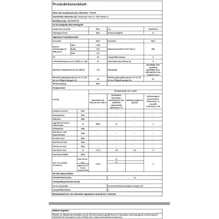 Hisense RQ5P640SYKD French Door Kühl-Gefrier-Kombination, 390 l Kühlvolumen, 250 l Gefriervolumen, schwarz, mit LED-Innenbeleuchtung und Schnellgefrier-Funktion – Bild 14