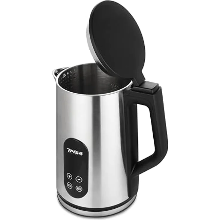 Trisa Digital Boil Wasserkocher schnurlos Edelstahl, Silber – Bild 2