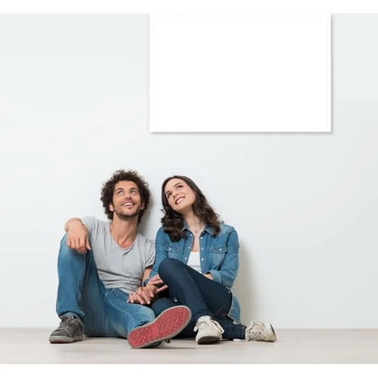 Wiltec Infrarotheizung 400 Watt, energieeffizienter Heizkörper, Weiß, Wandmontage Elektroheizung, Heizpaneel, IR Heizung – Bild 3