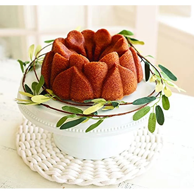 Nordic Ware 93848 Magnolia Gugelpfanne, Aluminiumguss, 10 Tassen, Toffee – Bild 10