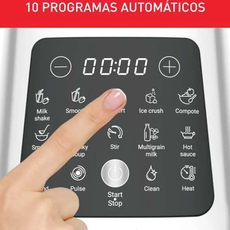 Moulinex LM835D10, Standmixer, Schwarz, Silber, Transparent – Bild 3