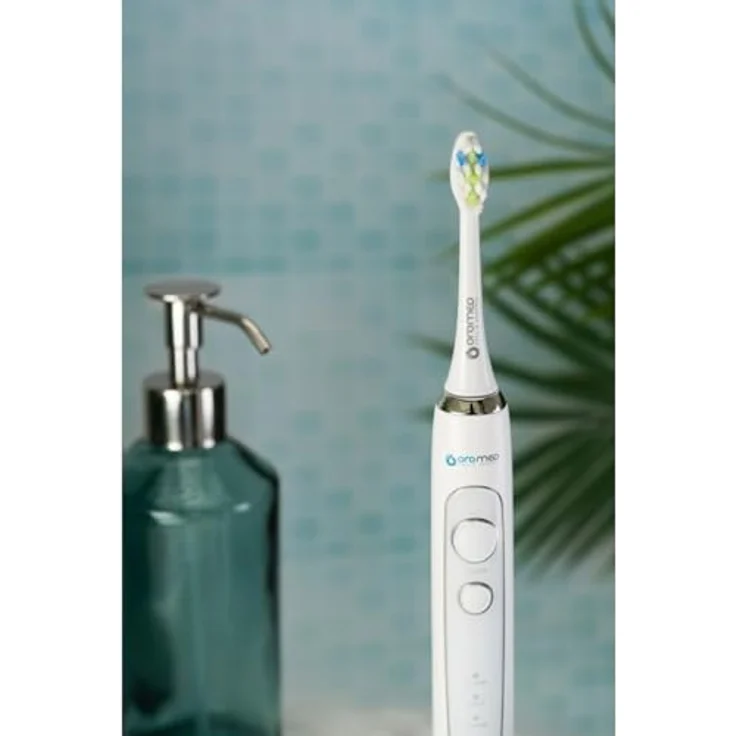 OROMED ORO SONIC NEXT WHITE Schallzahnbürste mit vier Reinigungsprogrammen – Bild 5