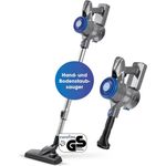 CLEANmaxx Bodenstaubsauger, kabellos mit Filter und Akkulaufzeit bis zu 45 min, LED-Funktion