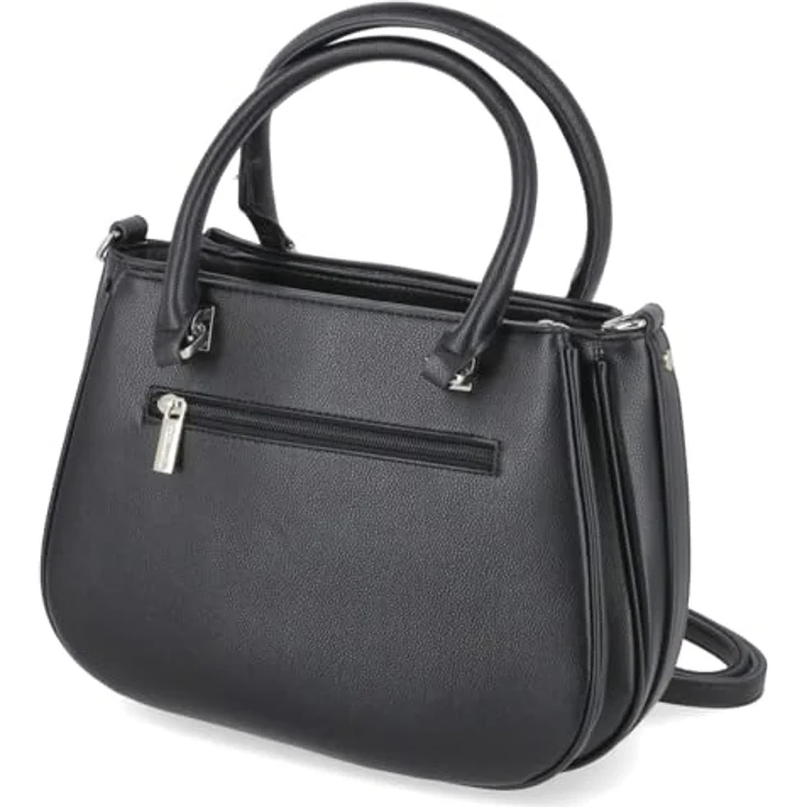 Tamaris TAS Katharina Handtasche, 28 cm, schwarz, 100% Polyurethan, Henkeltasche – Bild 3