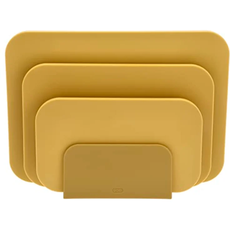 Rosti Choptima Schneidebrett Set, 3er-Set, Hygienisch, Spülmaschinenfest, aus Kunststoff, Curry – Bild 1