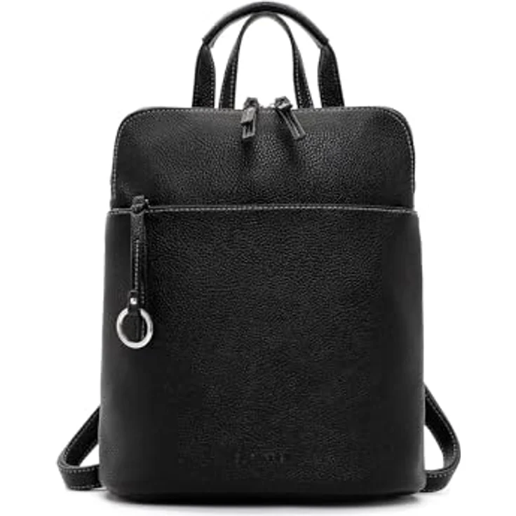 Suri Frey SFY Debby City Rucksack, 30 cm, schwarz, 100% Polyurethan, 29 x 11 x 30 cm – Bild 1