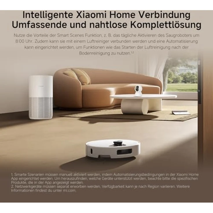 Xiaomi Robot Vacuum 5, Staubsauger-Roboter mit intelligenter Navigation und hoher Saugkraft, schwarz – Bild 12