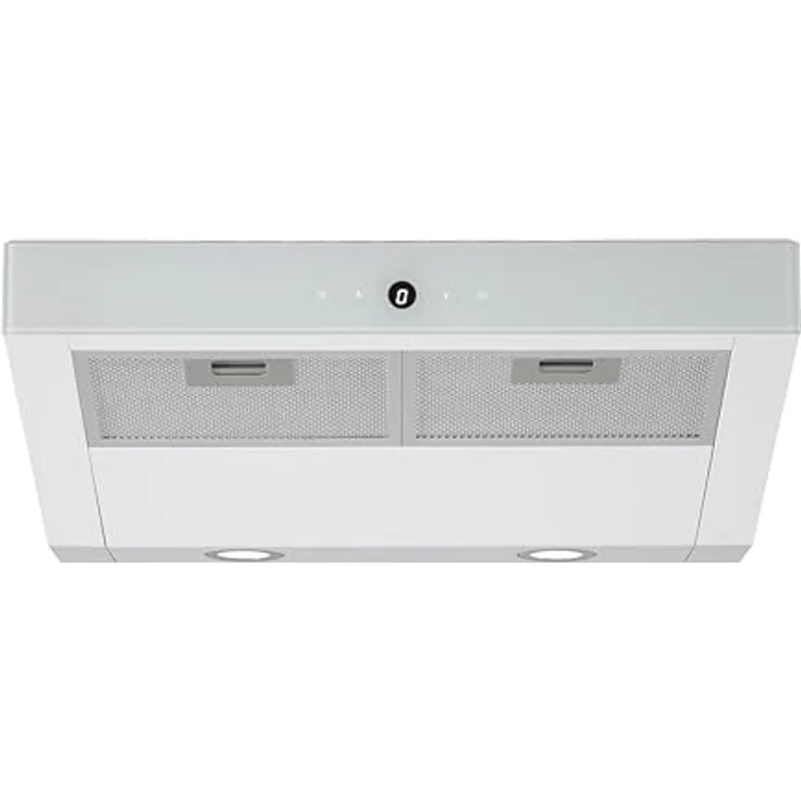 Respekta Dunstabzugshaube 60 cm kopffreie Unterbauhaube Abzugshaube Weiß, Touch Control, LED Beleuchtung – Bild 2