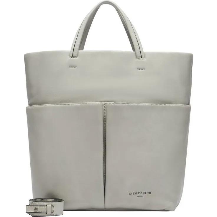 Liebeskind Berlin Shopper Tote L HERA SHEEP NATURAL, Leder, steel, 31x38x15 cm