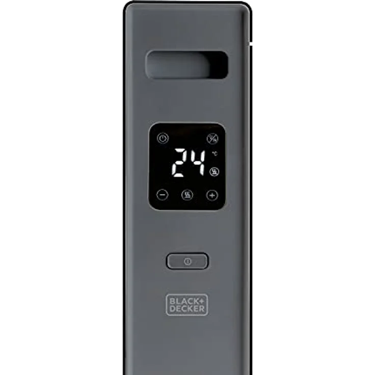 BLACK+DECKER BXCSH2001E - Gebläsekonvektor, Heizung, Lüftung, 2000W, LED-Anzeige, 2 Leistungsstufen, Timer, Überhitzungsschutz, Tragegriff, schwarz – Bild 2