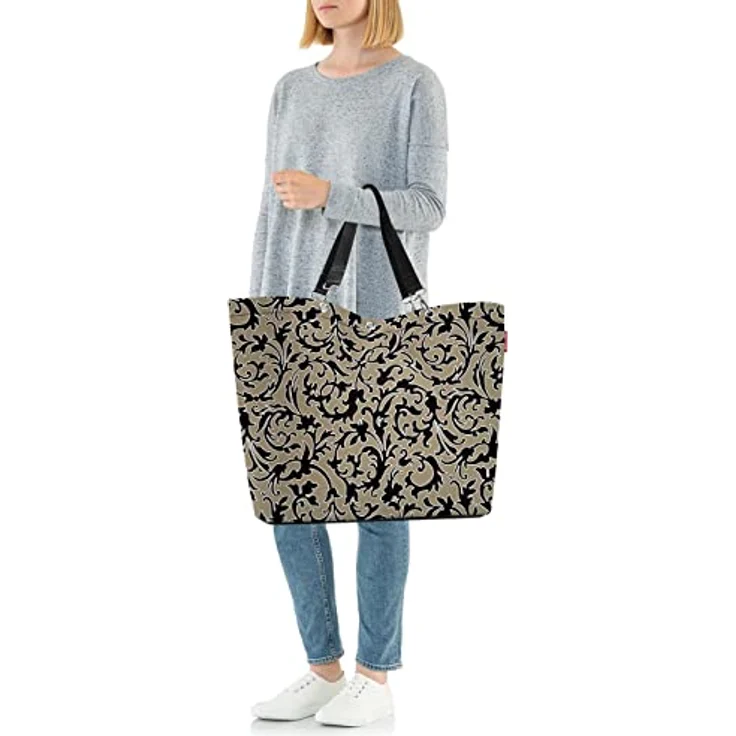 reisenthel Einkaufstasche Strandtasche shopper XL Badetasche Umhänge-Beutel Sack baroque marble – Bild 2
