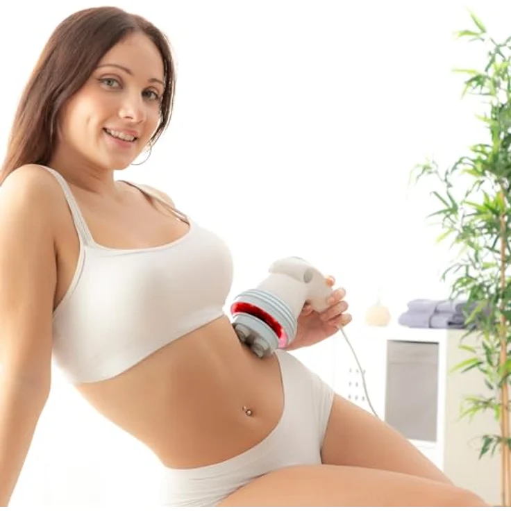 InnovaGoods, Wellness Beauté Cellyred 5-in-1 Massagegerät mit Infrarotwärme, Anti-Cellulite, Rotations- und Vibrationsbewegung, verschiedene Massageköpfe – Bild 5