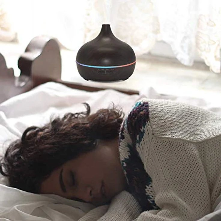PRIXTON - Hidra H5B Luftbefeuchter - Aroma-Diffusor - Lufterfrischer - Gültig für die Aromatherapie - 300-ml-Behälter - LED-Nachtlicht - Timer 1-3-6 Stunden – Bild 4