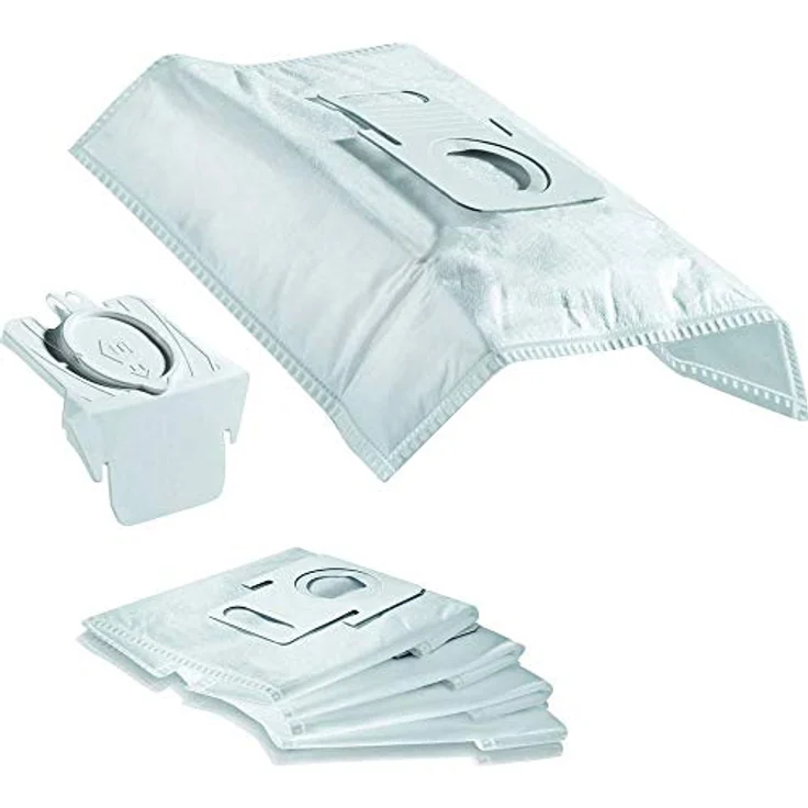 Thomas 787243 Staubsaugerbeutel, 5 x MicroPor®-Staubbeutel und 1 x Staubbeutelhalter, weiß – Bild 1