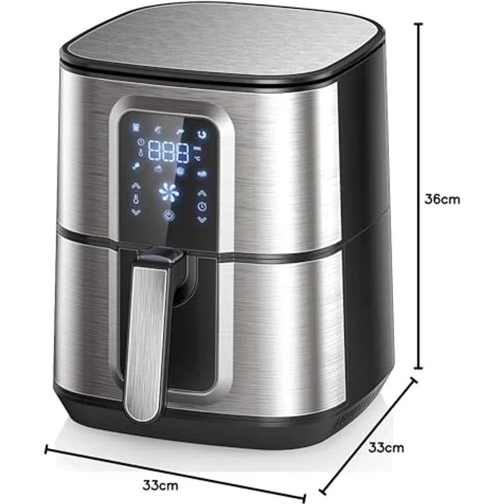 Ozeanos Digitale Heißluftfritteuse OT-AF-55SM-DIGITAL Fritteuse – Bild 9