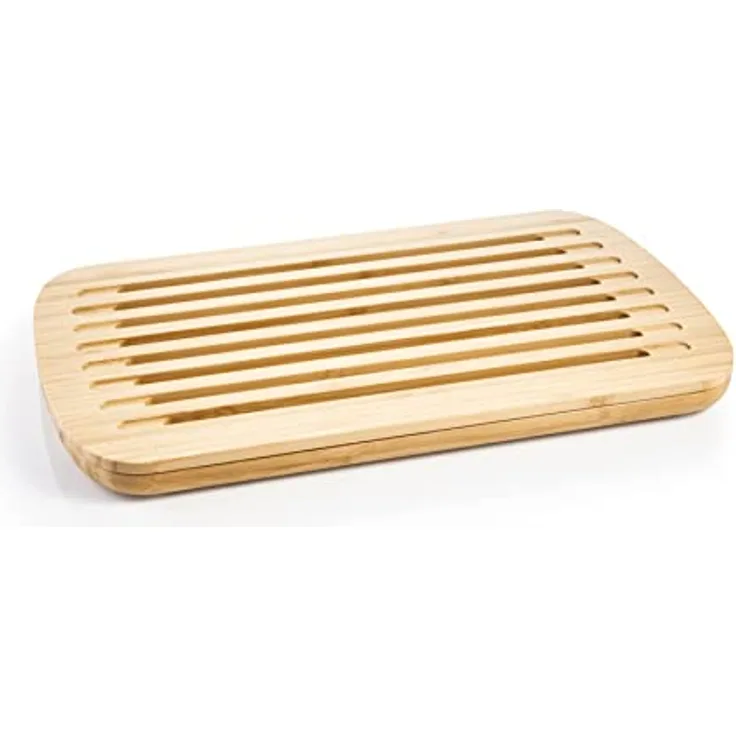 Tescoma - 900892 Online Küchenbrett aus Holz, für Brot mit Krümel, mit Aufbewahrungsbox, 40 x 25 x 3 cm