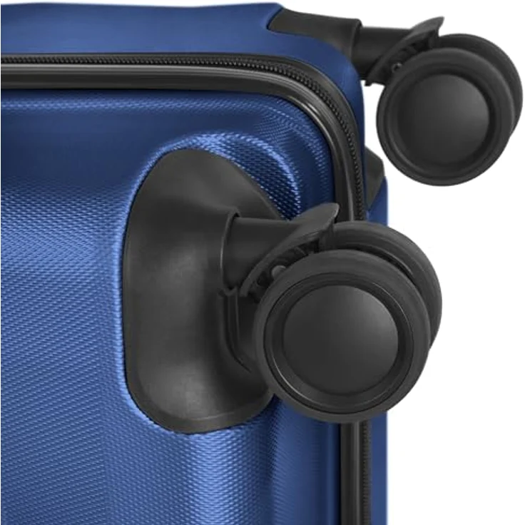 Smartbox Edition 03, 4-Rollen Kabinentrolley 55 cm, Blau, aus robustem ABS mit Zahlenschloss und Wäschefach, (41 l) – Bild 8